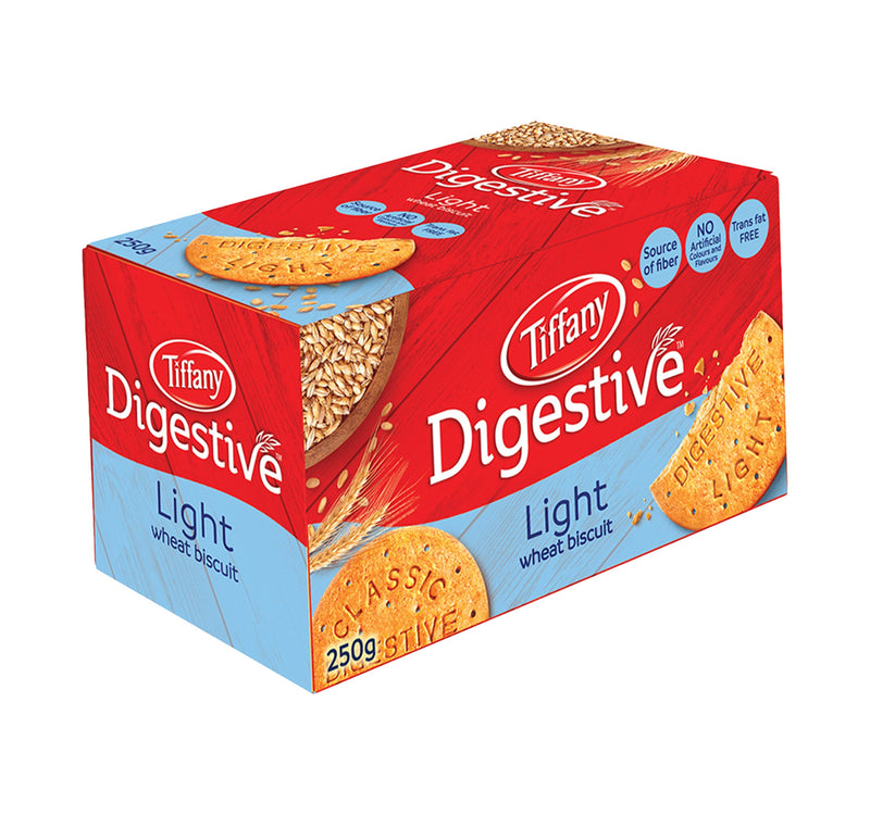 Tiffany Digestive Light Natural Wheat Biscuit 250 g Lulu Hypermarket