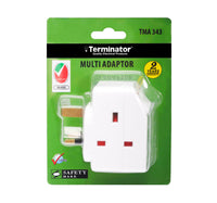 Terminator Multi Adaptor 3 Way + Switch TMA 343