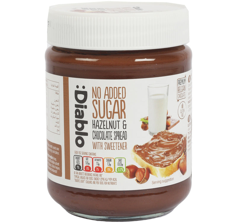 Diablo No Added Sugar Hazelnut & Chocolate Spread 350 g