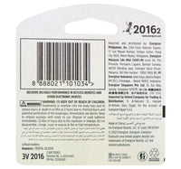 Energizer Lithium Battery 2016 2pcs