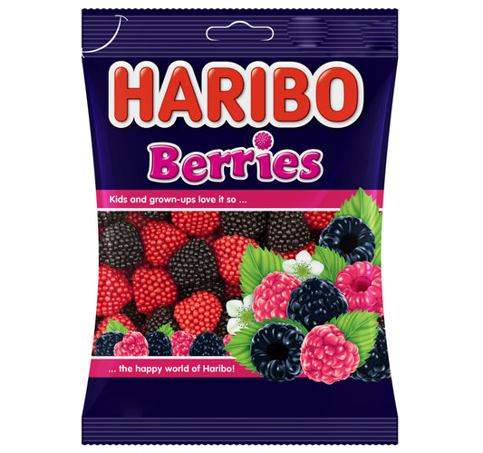 Haribo Berries Gummy Candy 80 g Lulu Hypermarket