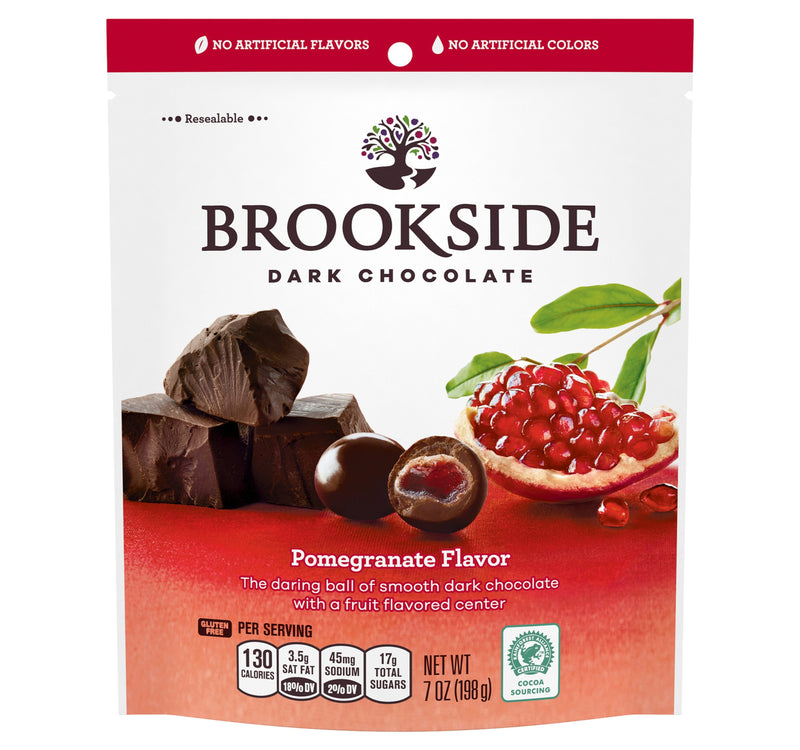 Brookside Dark Chocolate Pomegranate Flavor 198 g Lulu Hypermarket