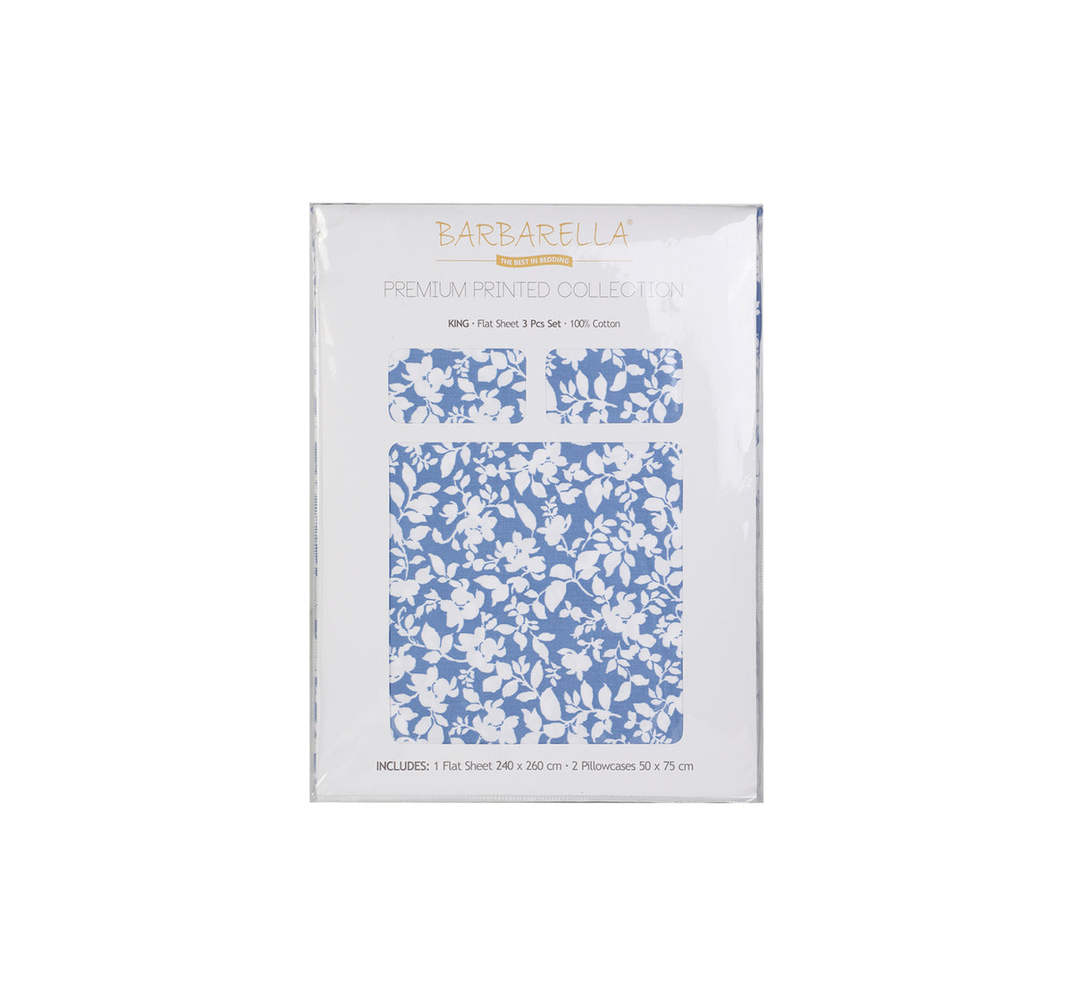 Barbarella Bed Sheet 3pcs Set 240x260cm