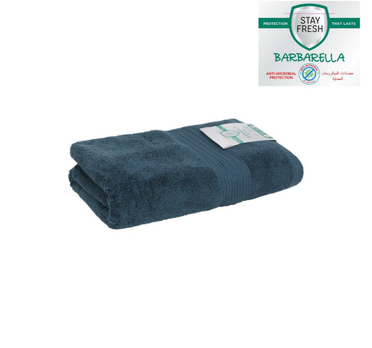 Barbarella Anti-Microbial Bath Towel, 70 x 140 cm, Blue