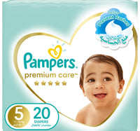 Pampers Premium Care Diapers Size 5 11-16 kg The Softest Diaper 20pcs