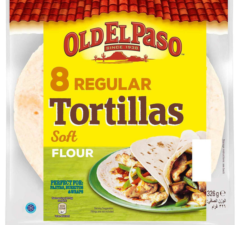 Old El Paso Soft Flour Tortillas 8 pcs 326 g