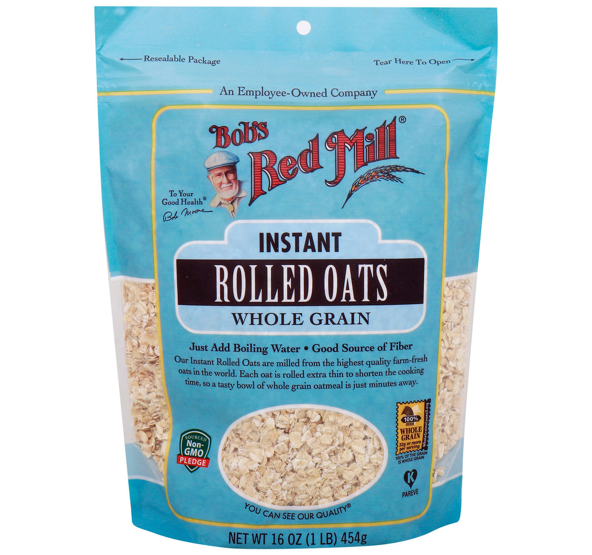 Bob's Red Mill Instant Whole Grain Rolled Oats 454 g