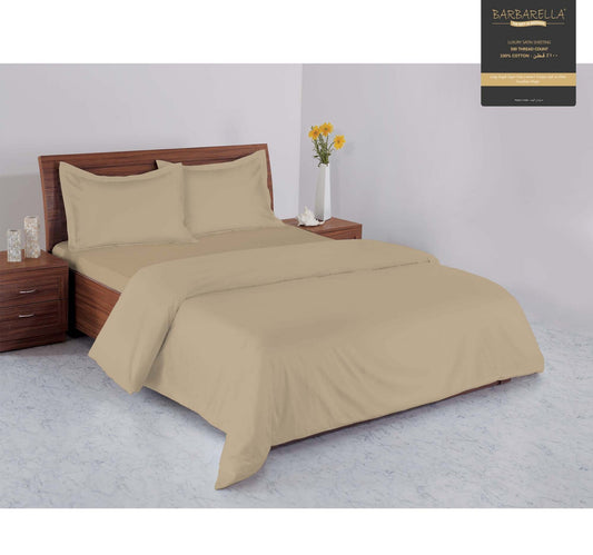 Barbarella Bed Sheet 160x240cm Brown 500TC