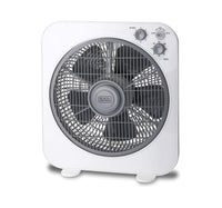 Black+Decker Box Desk Fan FB1220 12"