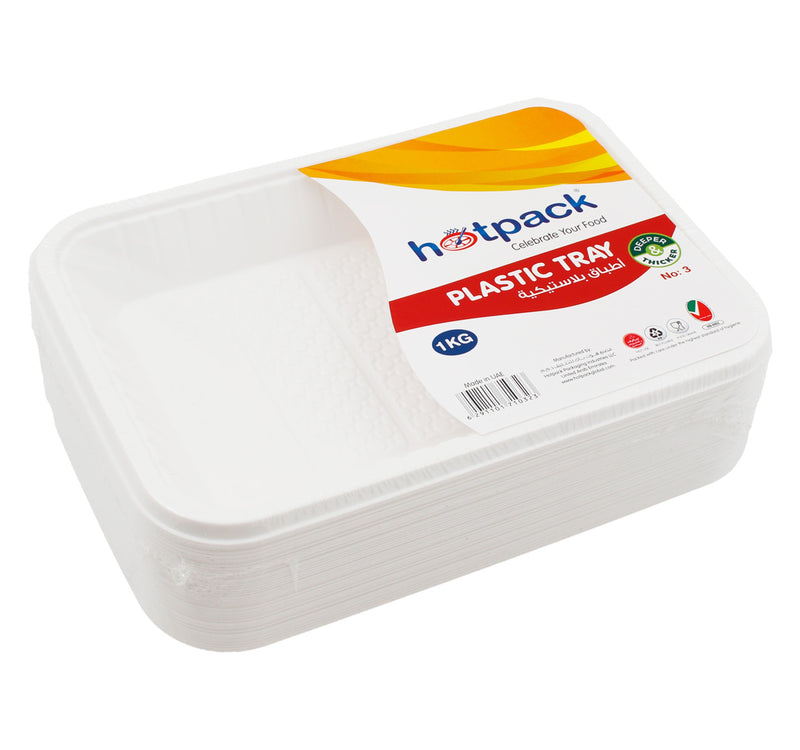 Hotpack Plastic Tray No:3 1 kg