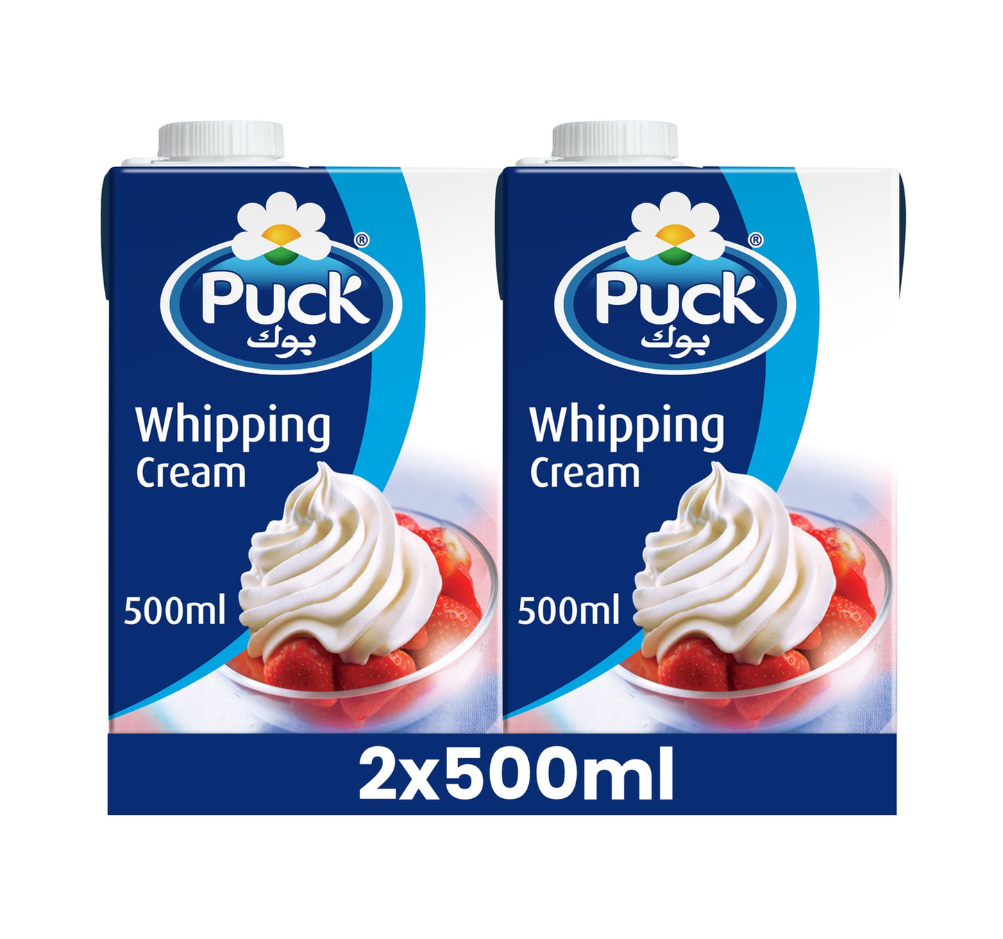 Puck Whipping Cream 2 x 500 ml Lulu Hypermarket