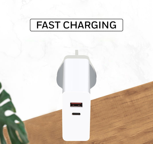 Honeywell ZEST Dual USB Wall Charger, 60 W, White, HC000016
