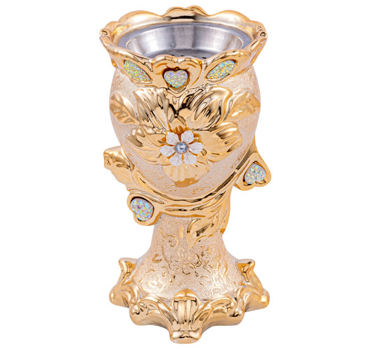 Maple Leaf Liam Ceramic Burner 18.6cm Gold