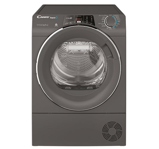 Candy Front Load Heat Pump Dryer, 11 kg, Anthracite, ROE H11A2TCER-19