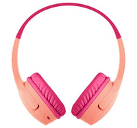 Belkin Kids Wireless On-Ear Headphones AUD002BT Pink