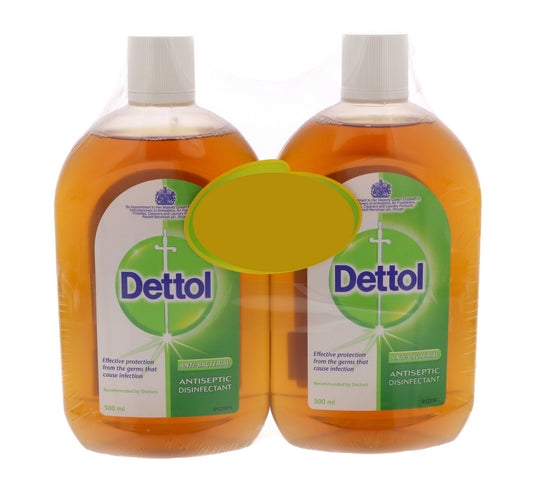 Dettol Antiseptic Disinfectant Value Pack 2 x 500 ml