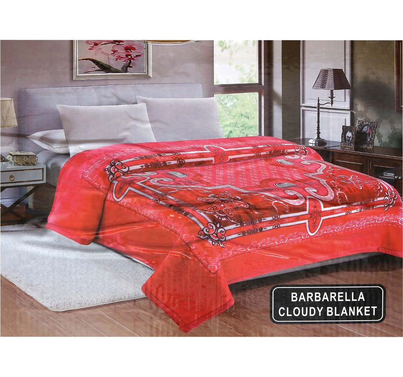 Barbarella Cloudy Blanket 220x240cm 4kg Assorted