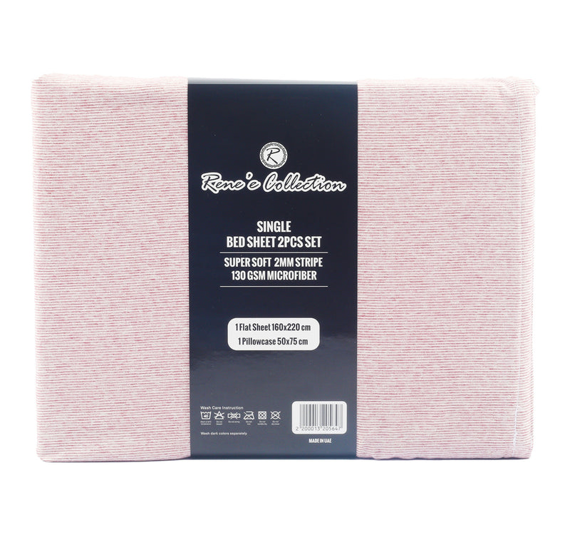 Homewell Bed Sheet 160 x 220cm Assorted Microfiber