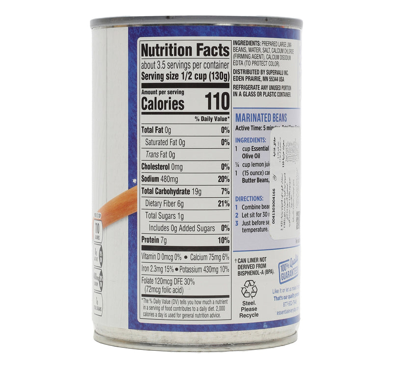 Essential Everyday Butter Beans 15oz