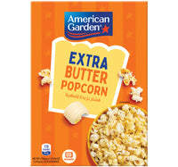 American Garden Gluten Free Microwave Extra Butter Popcorn 273 g Lulu Hypermarket