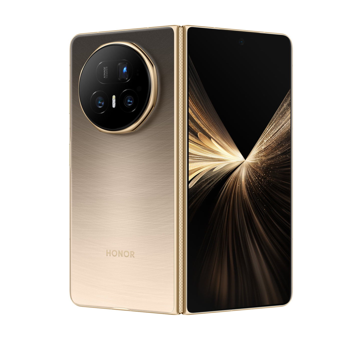 Honor Magic V5 5G Smartphone, 16 GB RAM, 512 GB Storage, Dawn Gold Lulu Hypermarket