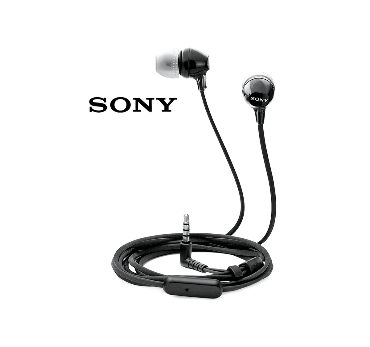 Sony Earphone MDR-EX14AP with Mic- Black