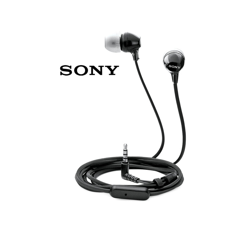 Sony Earphone MDR-EX14AP with Mic- Black