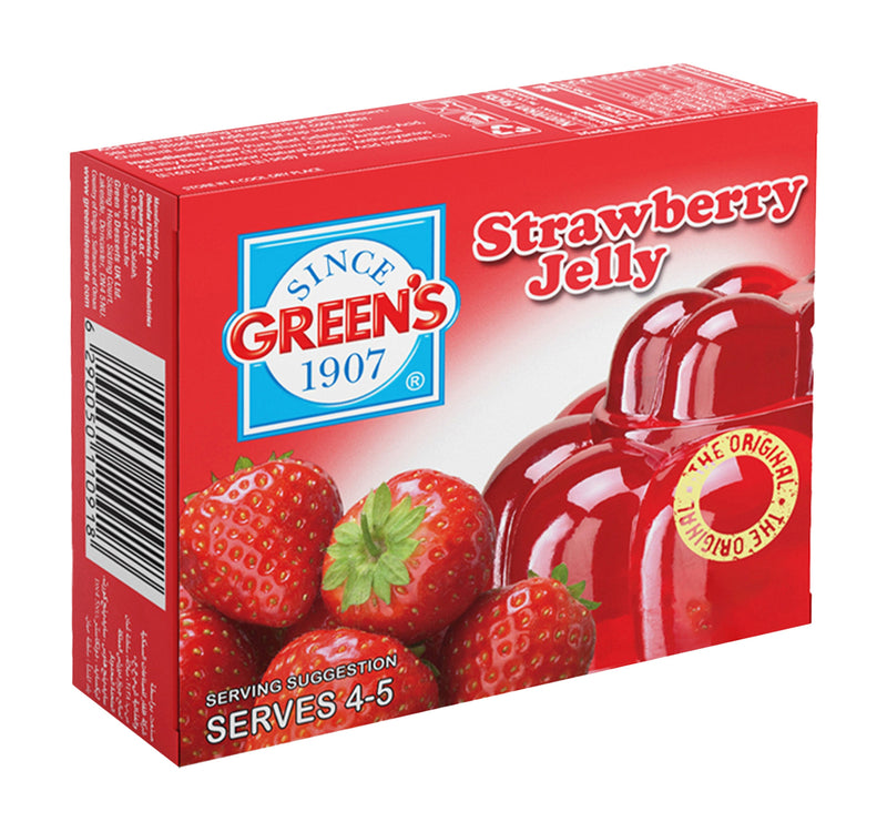Green's Strawberry Jelly 12 x 80 g Lulu Hypermarket