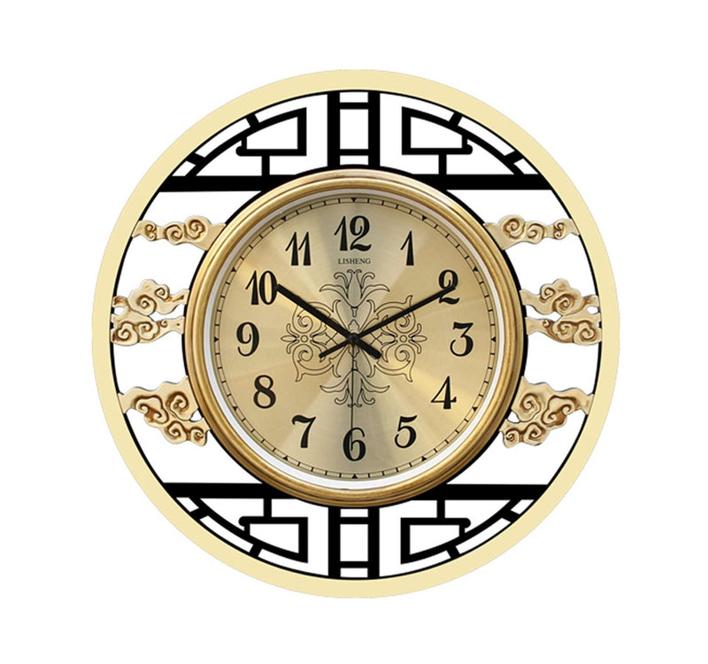 Maple Leaf Metal Wall Clock YK098