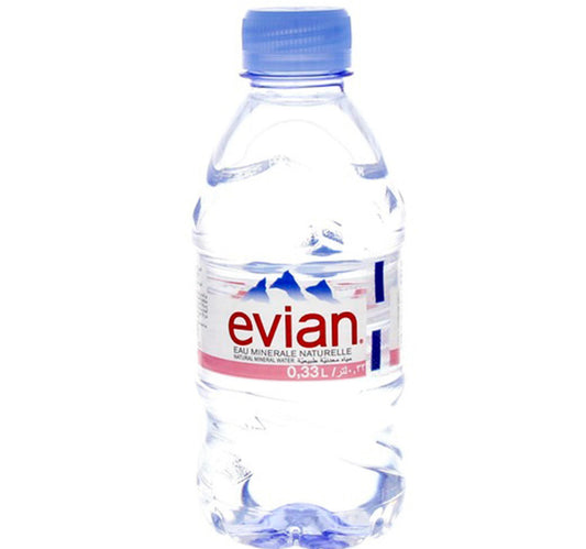 Evian Natural Mineral Water 330 ml