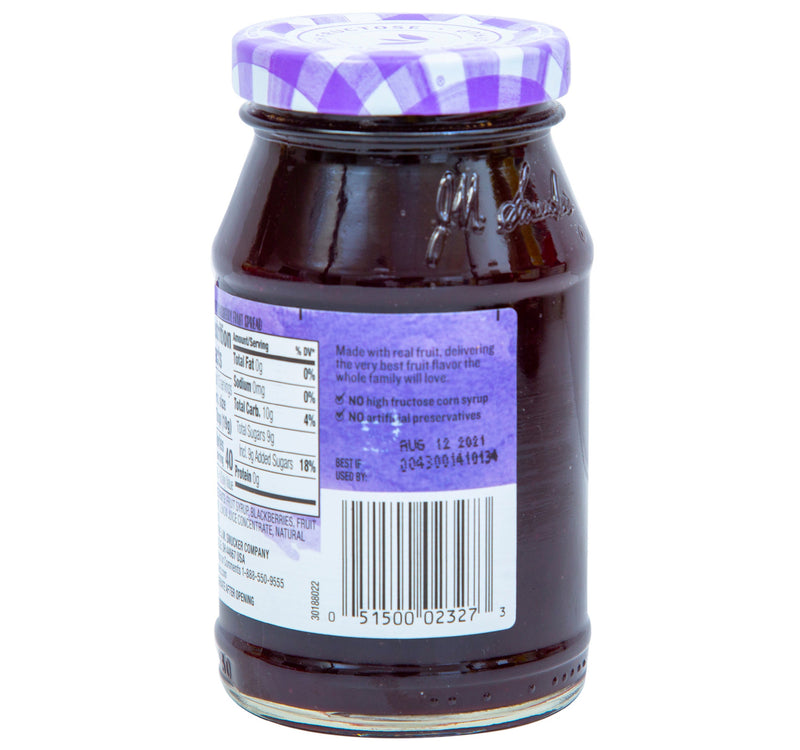 Smucker's Simply Fruit Spread Blackberry 284 g