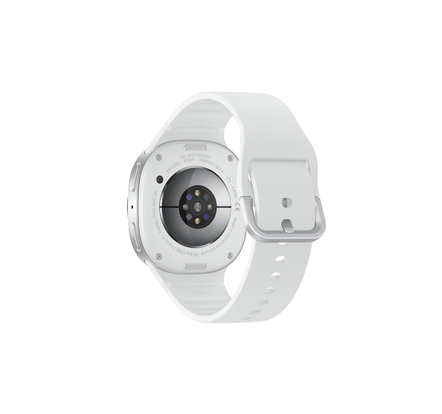 Samsung Galaxy Watch8 Smartwatch, 40mm, Silver, SM-L320NZSAMEA