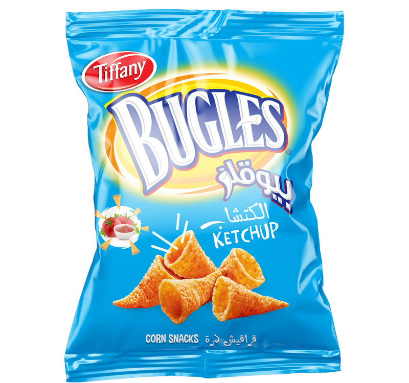 Tiffany Bugles Ketchup Flavoured Corn Snacks 125 g