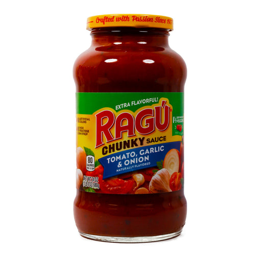 Ragu Chunky Sauce Tomato Garlic And Onion 680 g Lulu Hypermarket