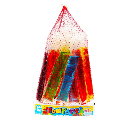 Fun Pops Assorted Flavored Freeze Pops 24 pcs 1.35 kg Lulu Hypermarket