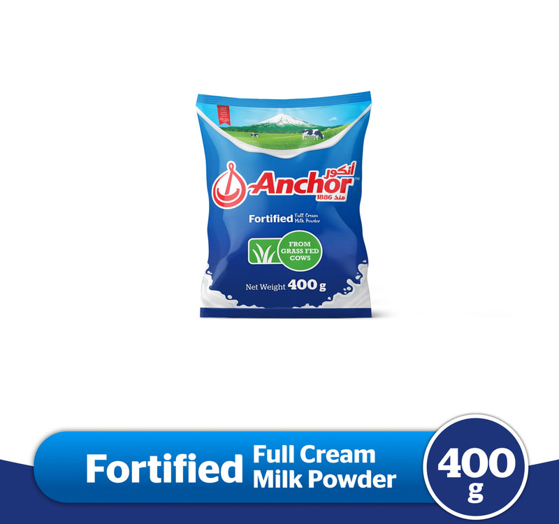 Anchor Full Cream Milk Powder Pouch 400 g Lulu Hypermarket