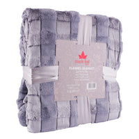 Maple Leaf Home Polyester Flannel Blanket Square, 160 x 220 cm, Assorted, ZMF24SCP