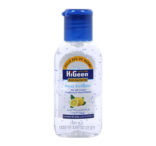 Hi-Geen Anti Bacterial Hand Sanitizer Gel Lemon 50 ml