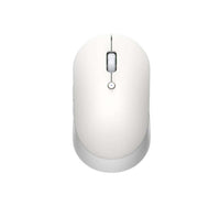 ماوس شاومي مي اللاسلكي ثنائي الوضع، إصدار صامت، أبيض، HLK4040GL