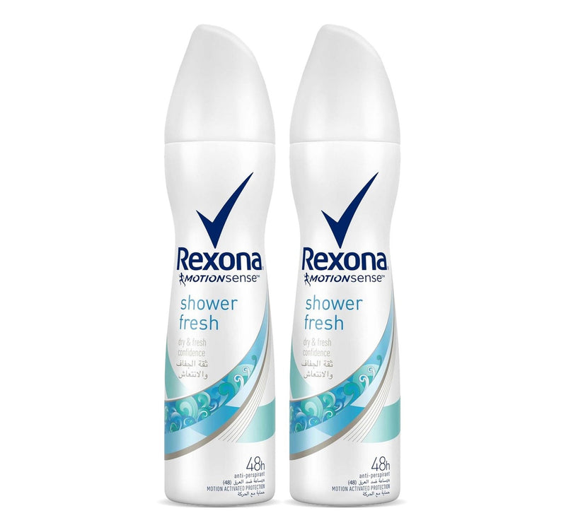 Rexona Women Antiperspirant Deodorant Shower Fresh 2 x 150 ml