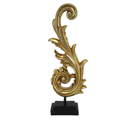 Maple Leaf Home Baz Leaf Statue for Home Decoration, 21.3 cm, LF21604-2G
