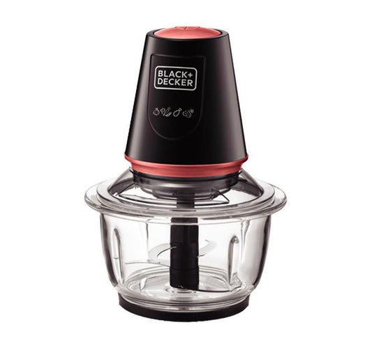 Black+Decker Vertical Chopper With Glass Bowl, 400 W, GC430-B5