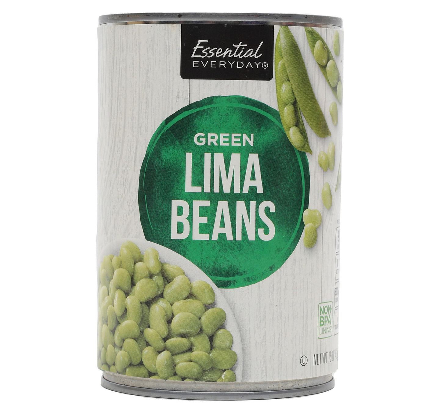 Essential Everyday Green Lima Beans 15 oz Lulu Hypermarket