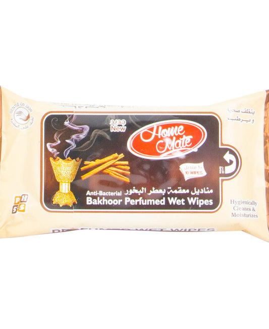 Home Mate Bakhoor Perfumed Wet Wipes 10pcs