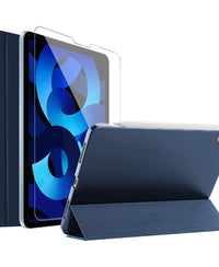 Trands Folio Case and Screen Protector for IPad, 10.9 inches, BD3457