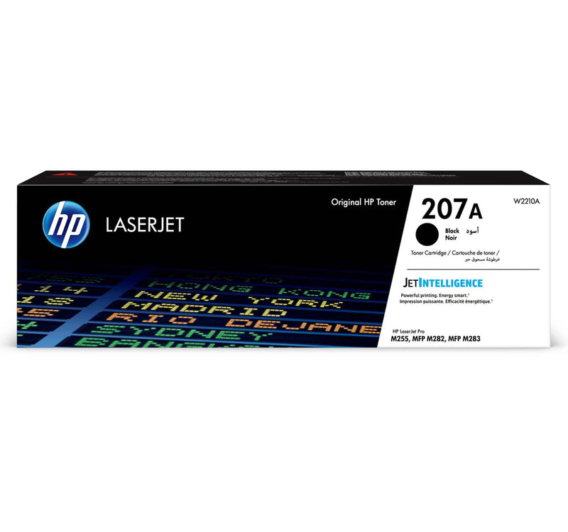 خرطوشة حبر ليزرجيت أصلية HP 207A W2210A باللون الأسود