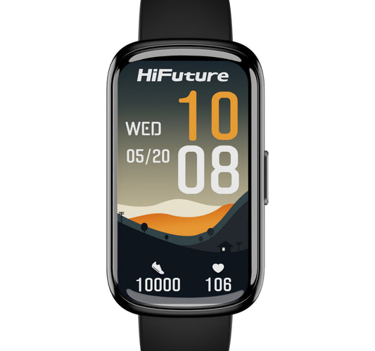HiFuture EVO2 Smartband, 1.47 inches Display, Black