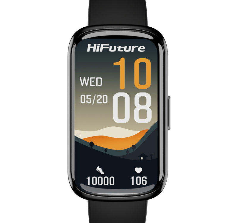 HiFuture EVO2 Smartband, 1.47 inches Display, Black