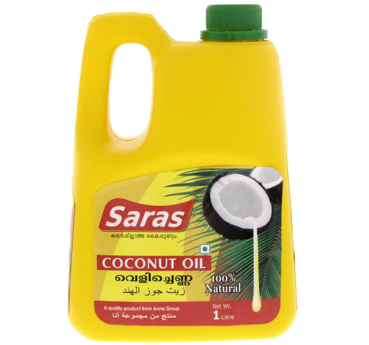 Saras Coconut Oil 1 Litre Lulu Hypermarket