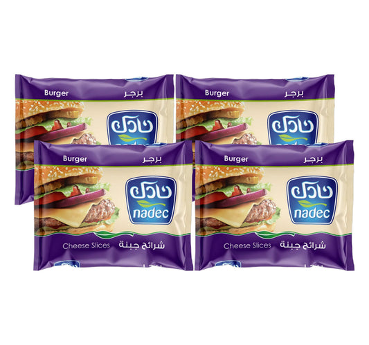 Nadec Cheese Slices Burger 200 g 3+1 Lulu Hypermarket